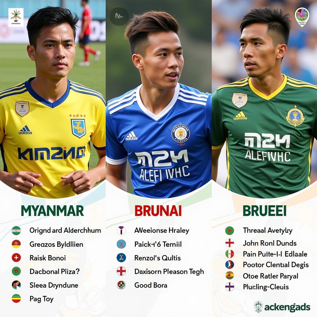 Cầu thủ tiêu biểu Myanmar Brunei U23