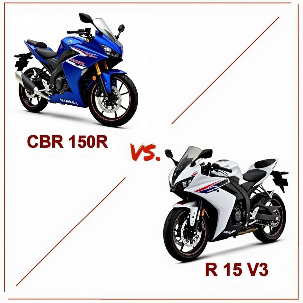 So sánh thiết kế CBR150R 2016 và R15 V3