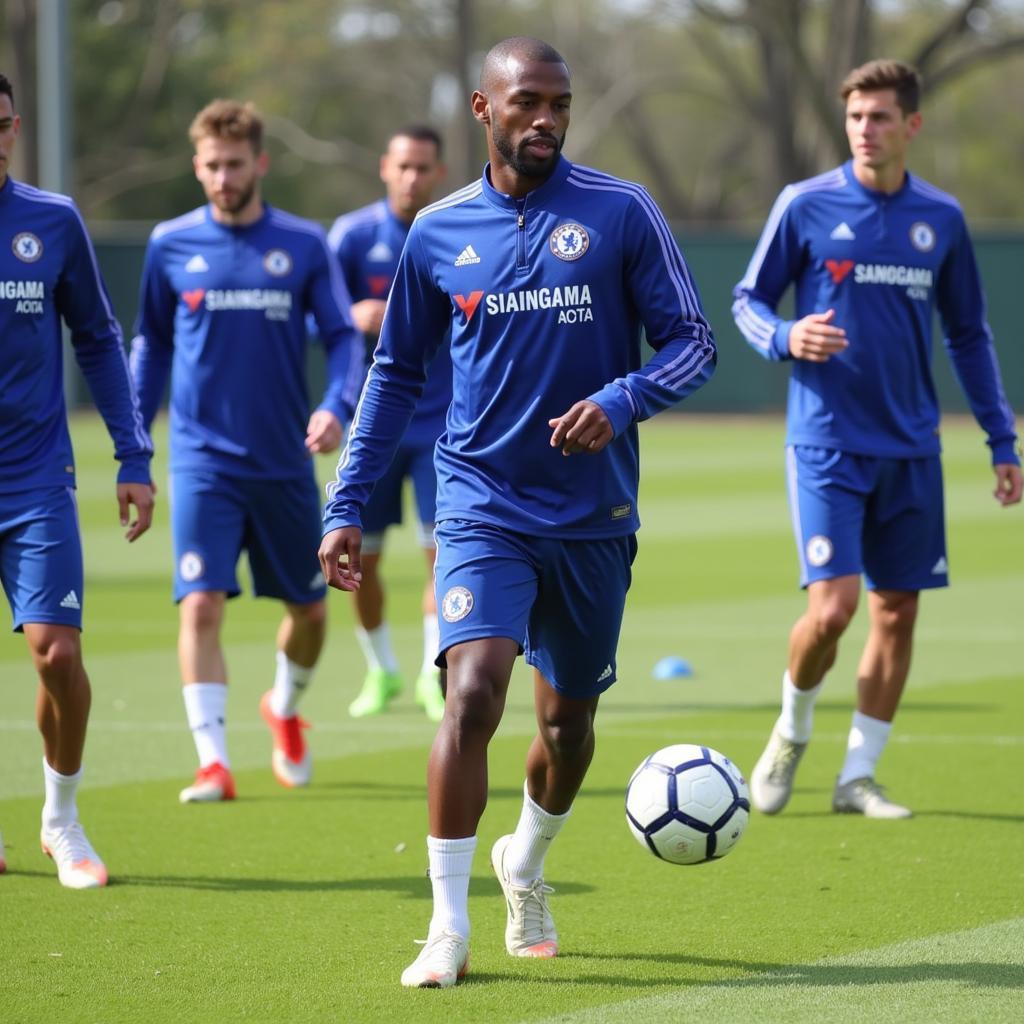 Chelsea chuẩn bị cho trận đấu với Charlotte