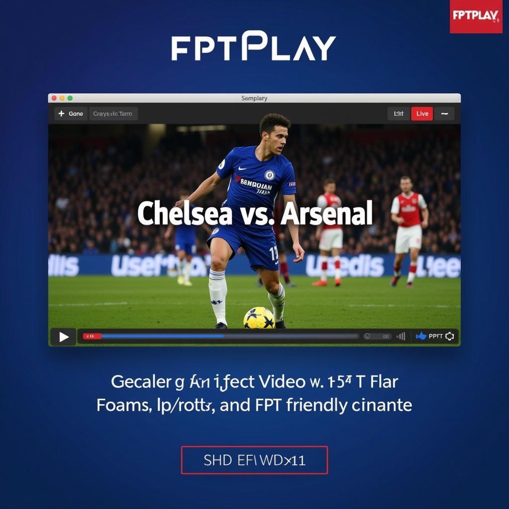 Trực tiếp Chelsea vs Arsenal trên FPT Play