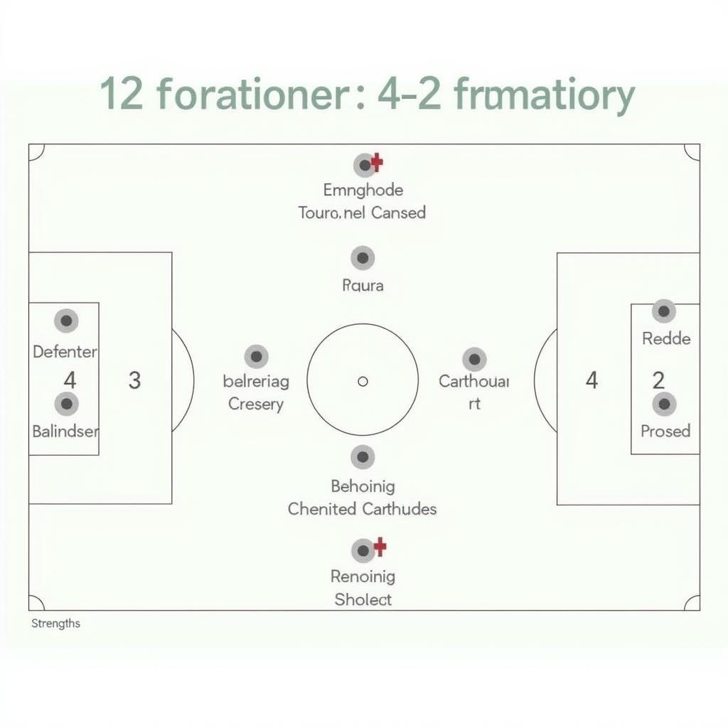 Sơ đồ chiến thuật 4-2 bóng đá