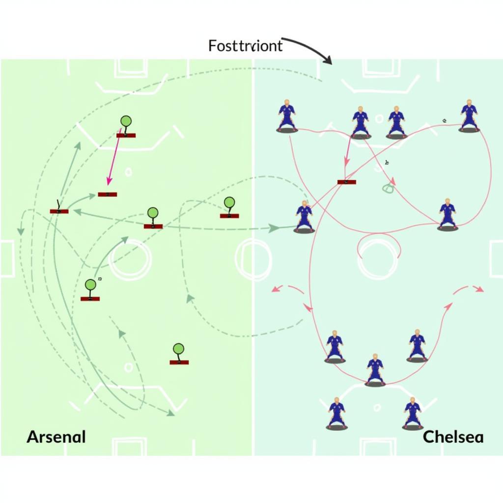 Chiến Thuật Arsenal và Chelsea