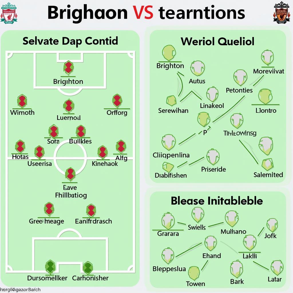 Chiến thuật dự đoán Brighton vs Liverpool