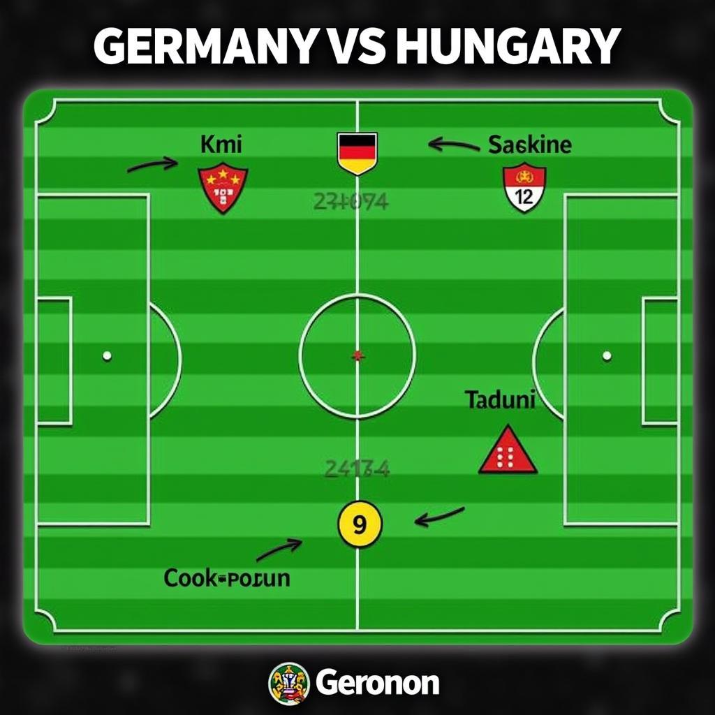 Chiến thuật Đức vs Hungary