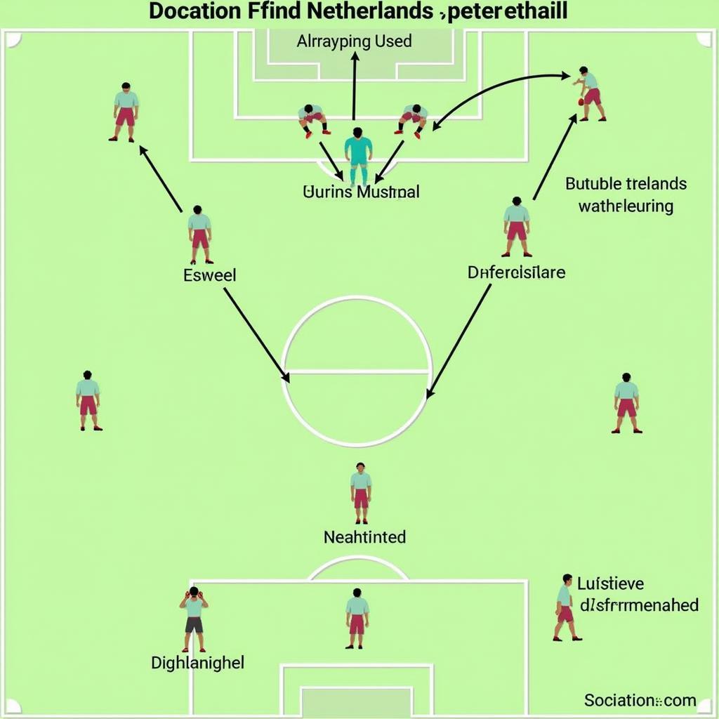 Chiến thuật phòng ngự phản công Hà Lan vs Senegal