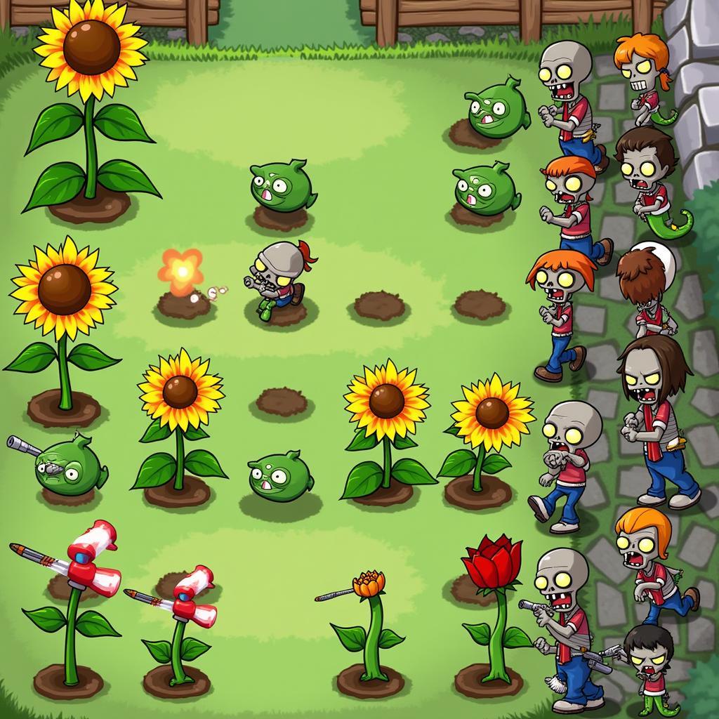 Chiến thuật plants vs zombies cơ bản