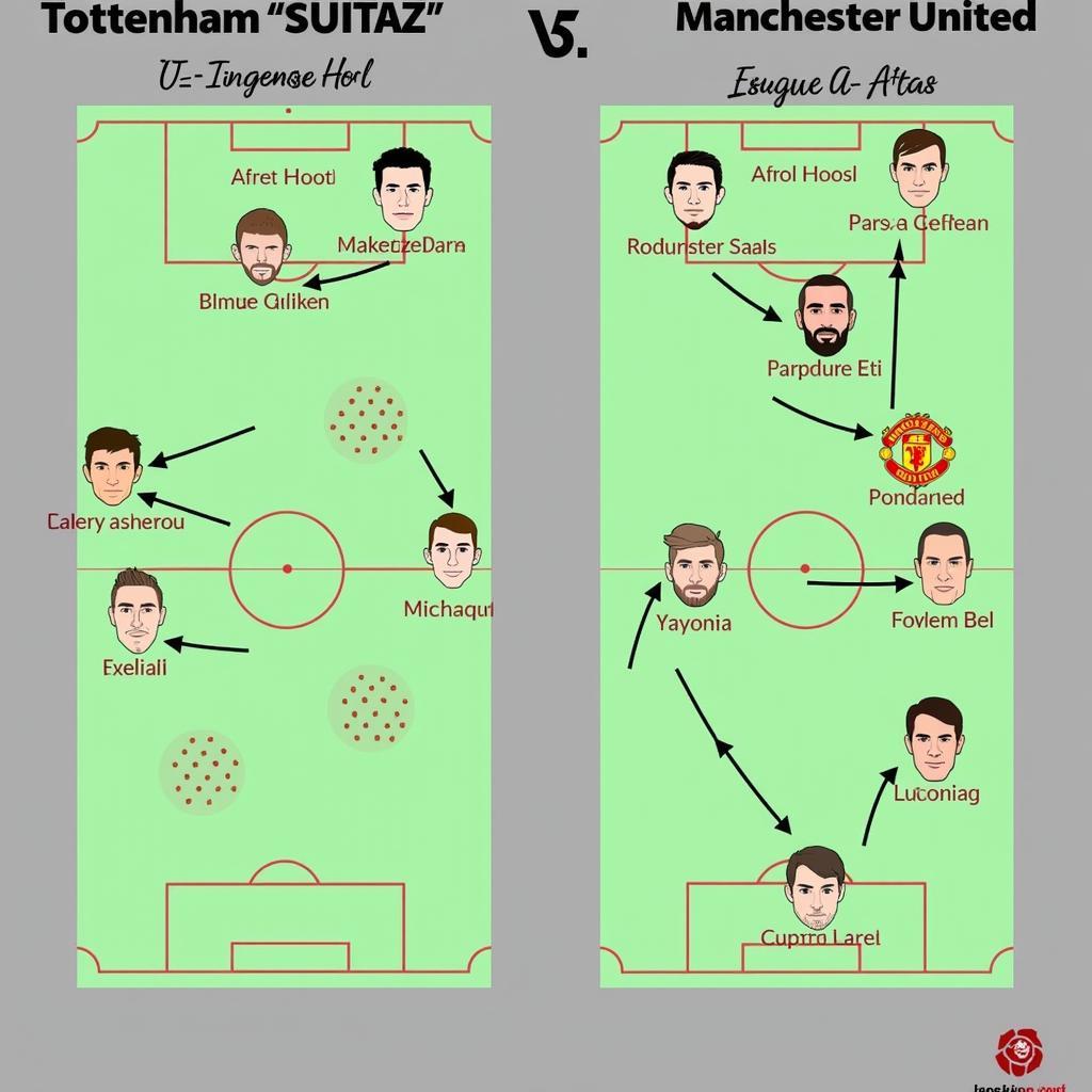 Chiến thuật Tottenham vs MU