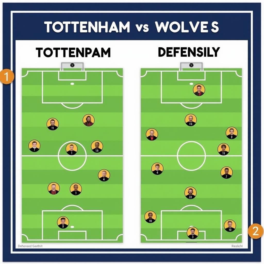 Chiến thuật dự kiến của Tottenham và Wolves