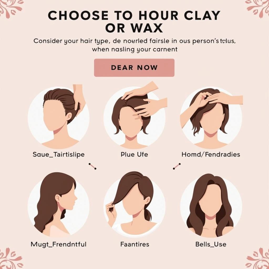 Chọn hair clay hoặc wax phù hợp