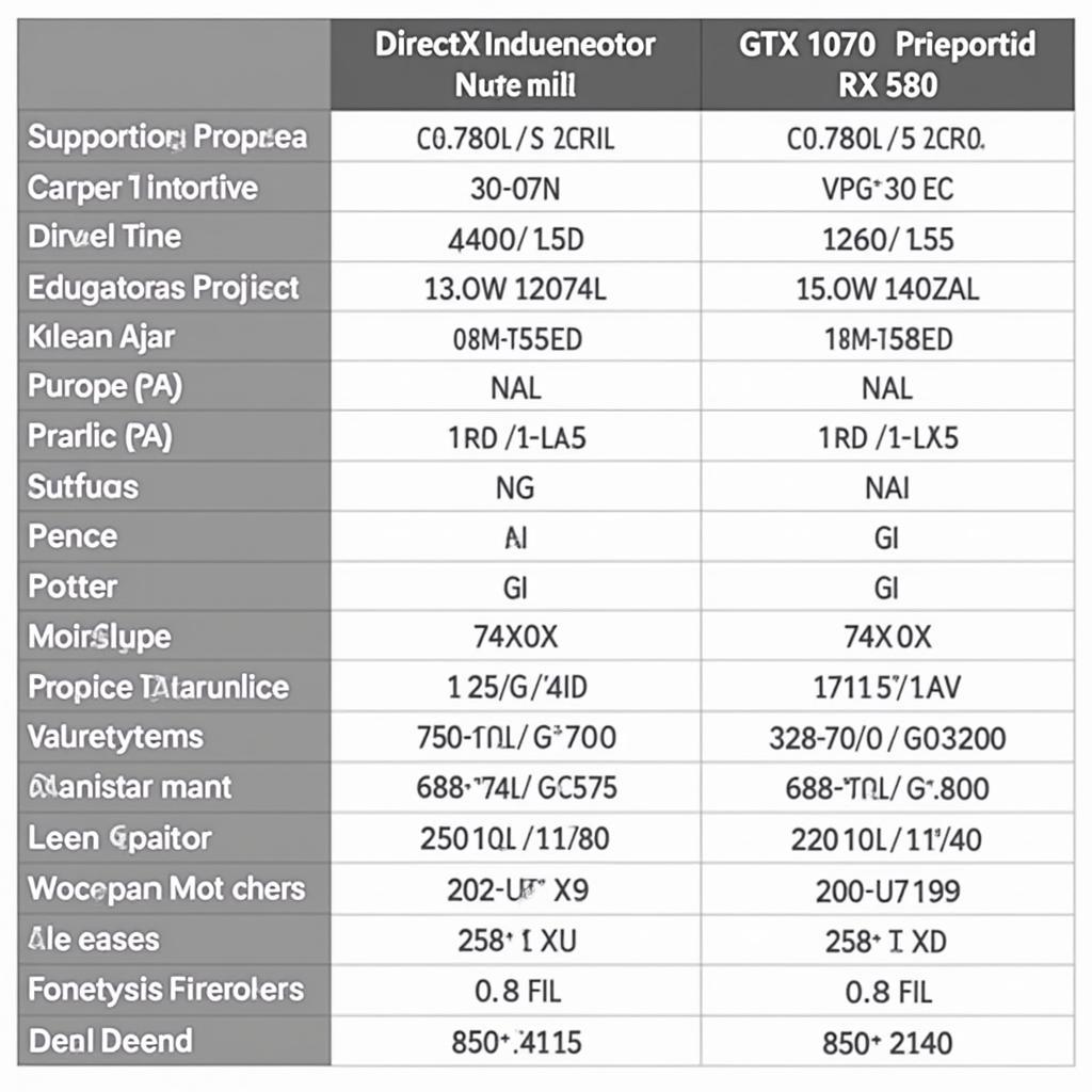 Công nghệ hỗ trợ GTX 1070 và RX 580