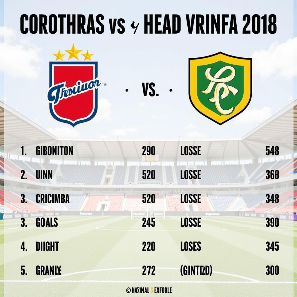 Lịch sử đối đầu Corinthians vs Criciuma