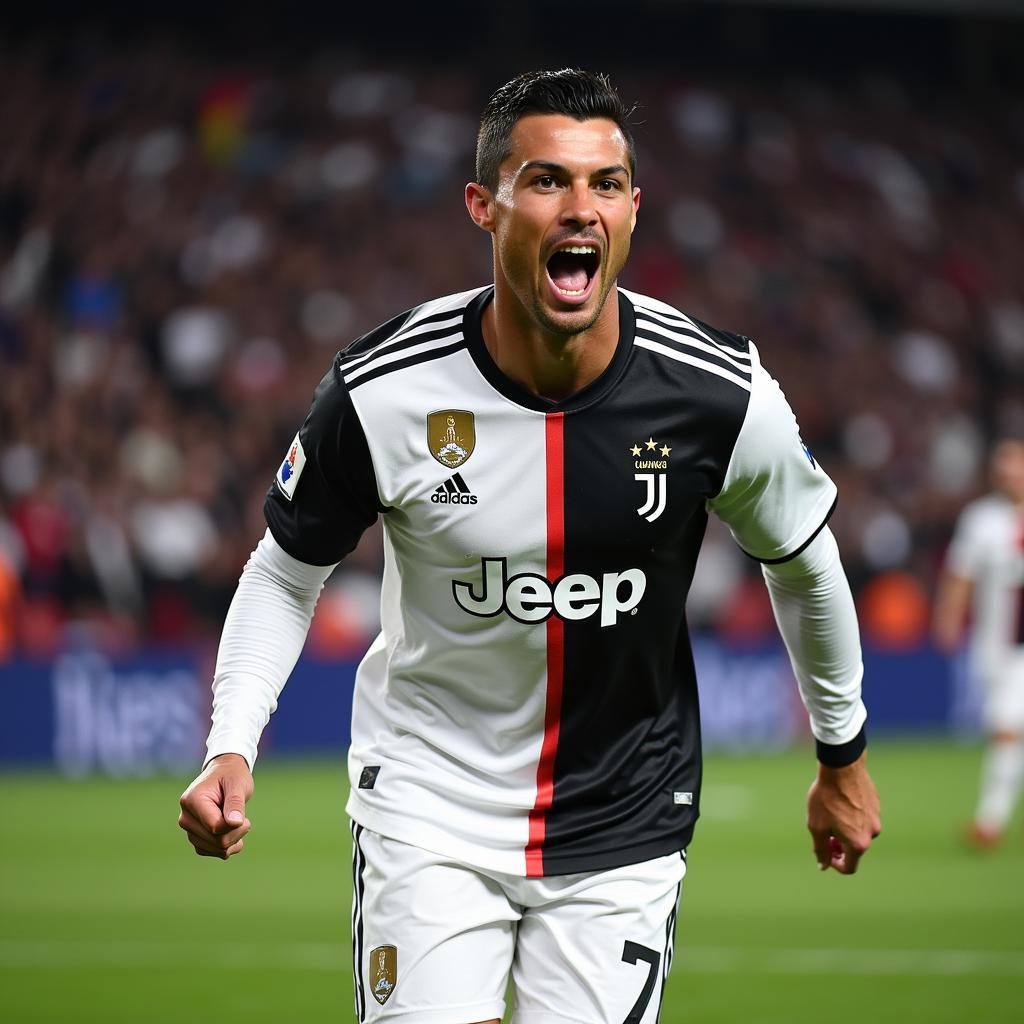 Cristiano Ronaldo tỏa sáng trong trận Atletico vs Juventus