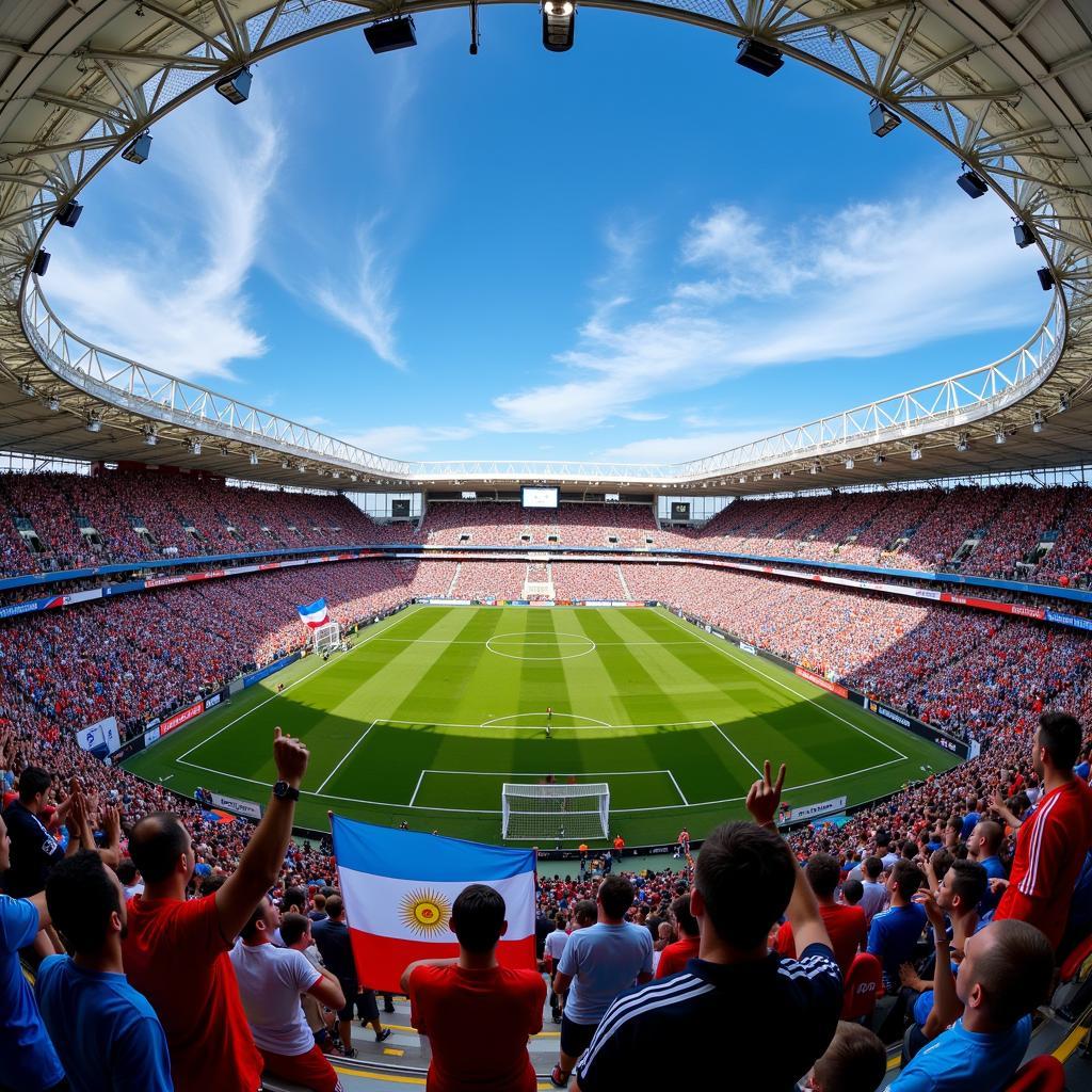 Cổ động viên Argentina vs Hà Lan