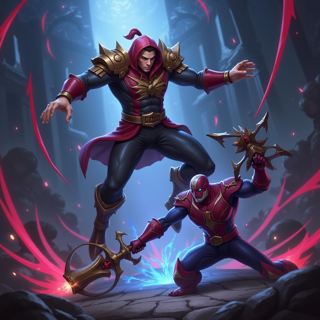 Darius hạ gục Fizz với Máy Chém Noxus