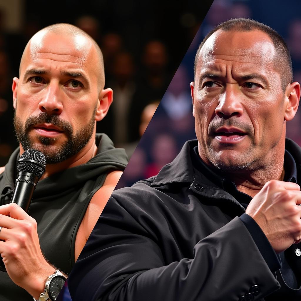 Dave Batista và The Rock trên màn ảnh rộng