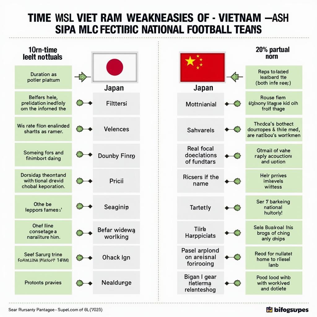 So sánh điểm mạnh, điểm yếu giữa đội tuyển Việt Nam và Nhật Bản