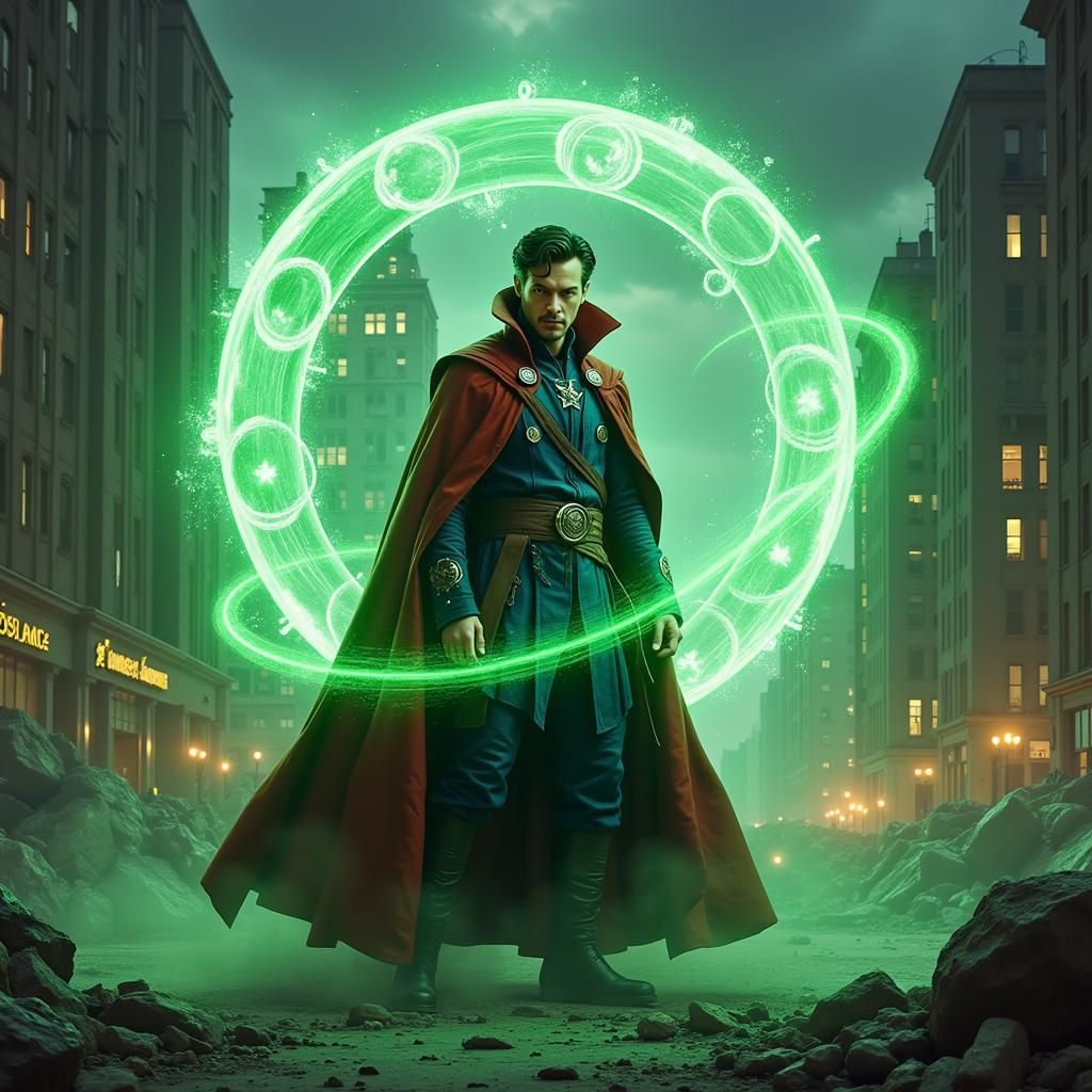 Doctor Strange sử dụng Time Stone để đảo ngược thời gian