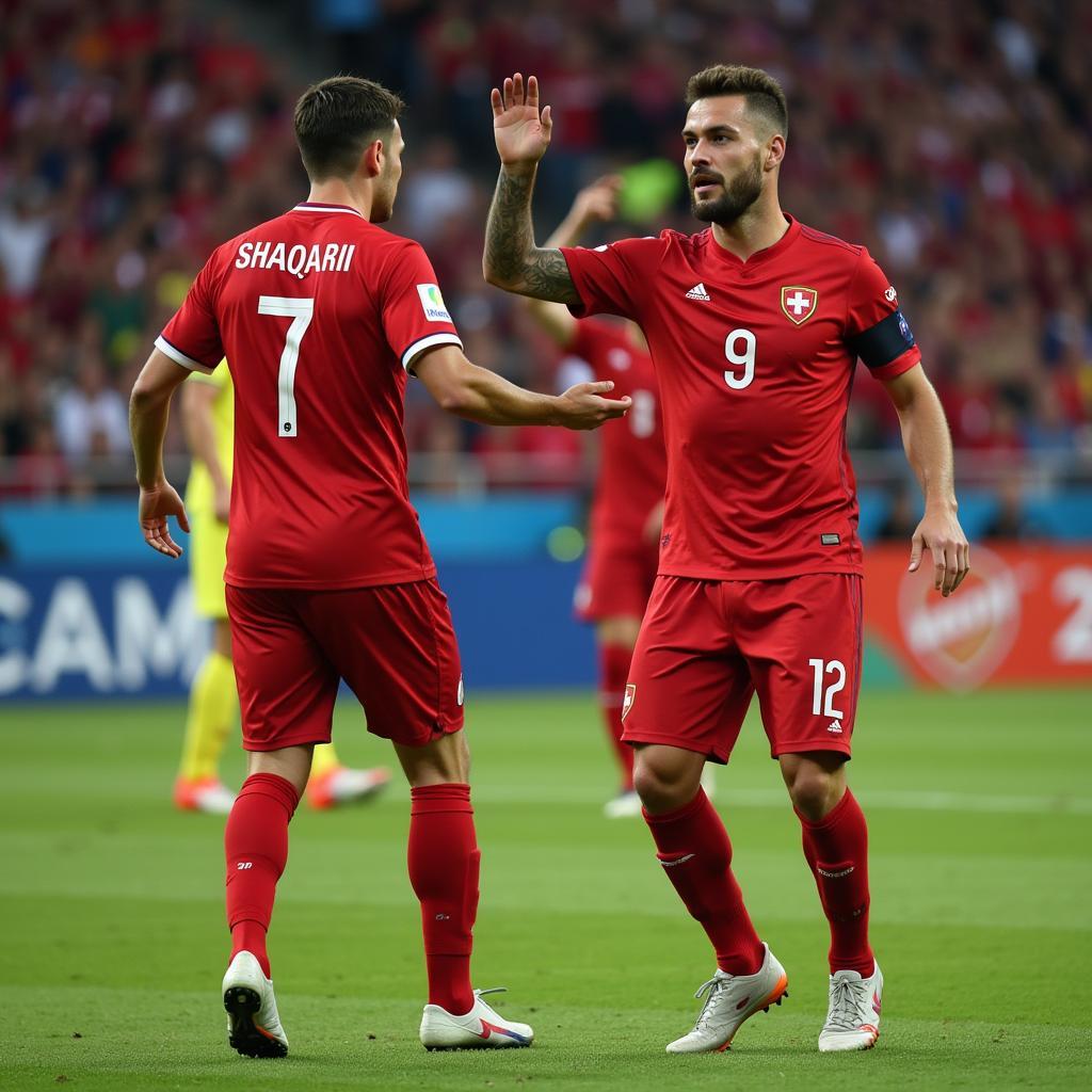 Đối đầu Switzerland Serbia World Cup 2018