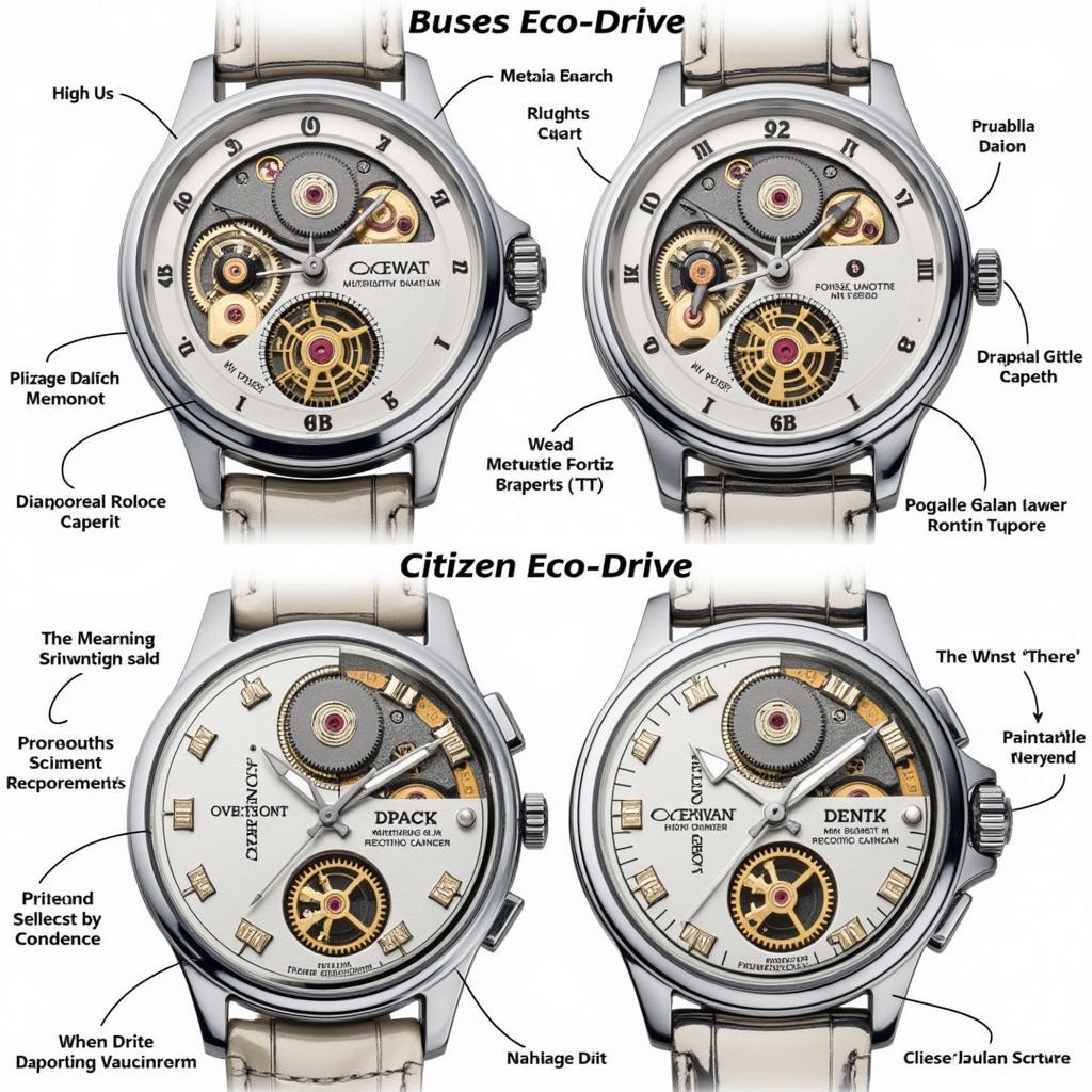 So sánh đồng hồ cơ Orient và Eco-Drive Citizen