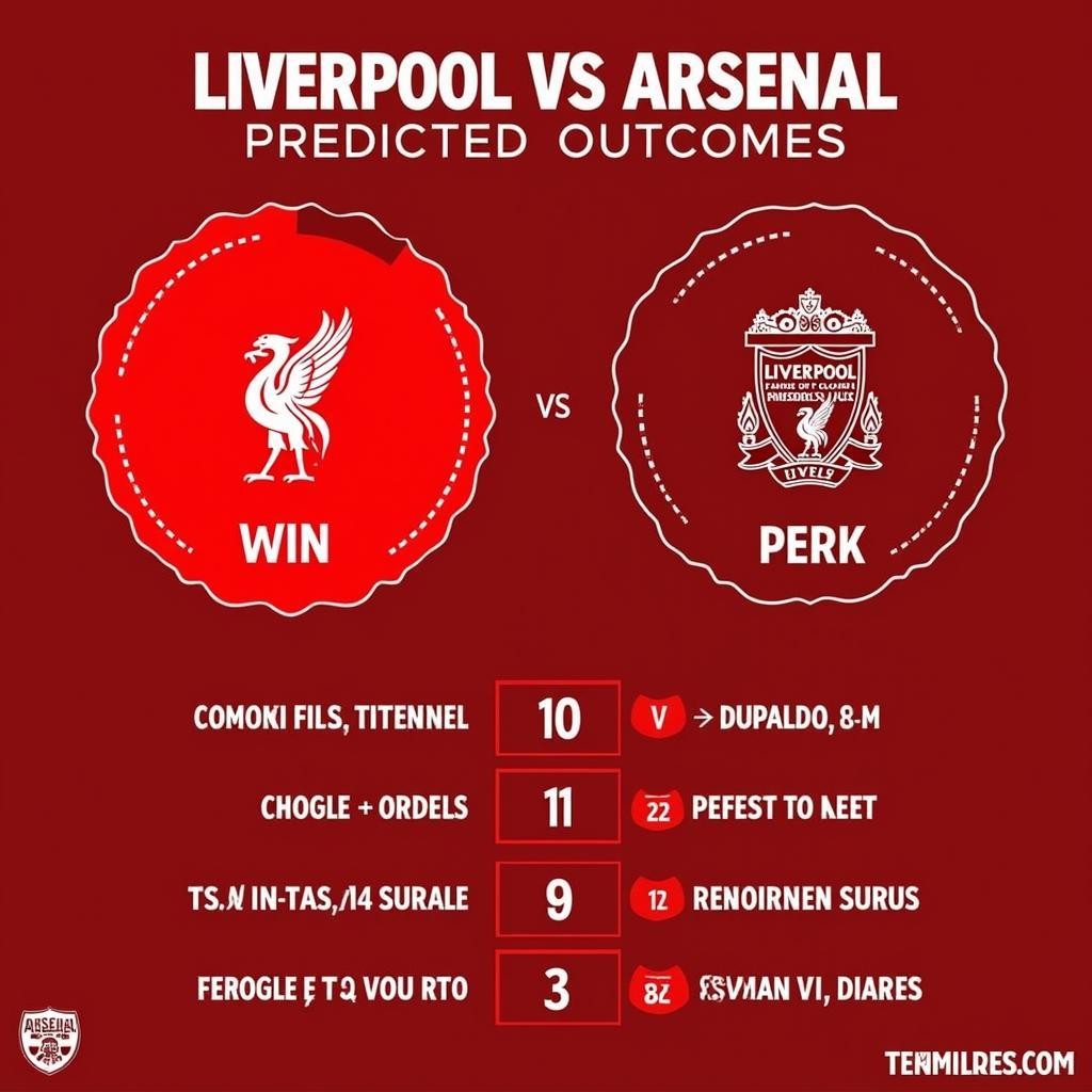 Dự đoán kèo Liverpool vs Arsenal