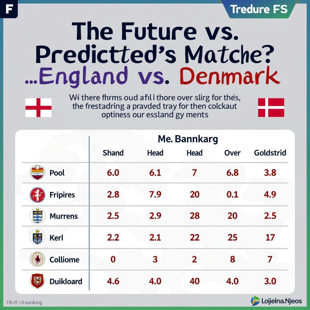 Dự đoán kết quả Anh vs Đan Mạch