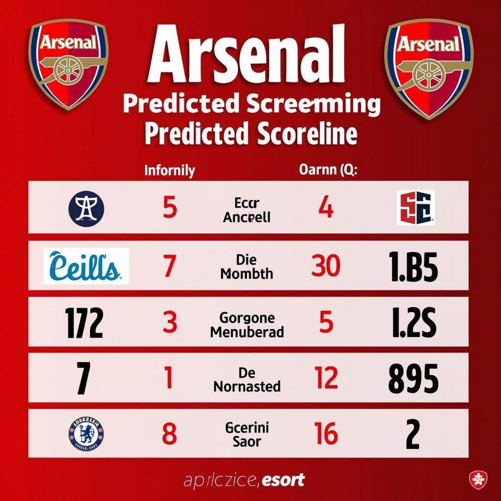 Dự đoán kết quả trận đấu Arsenal hôm nay