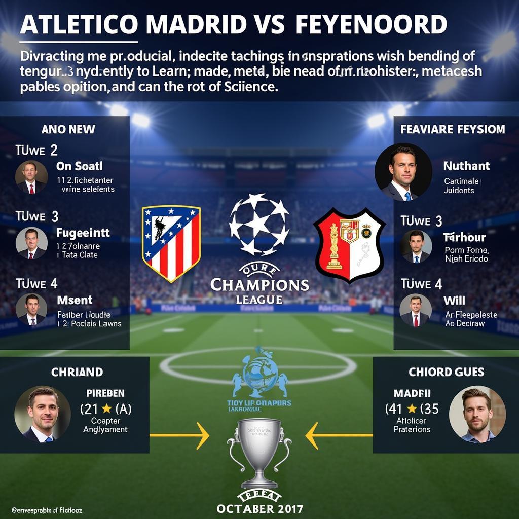 Dự đoán kết quả trận đấu giữa Atletico Madrid và Feyenoord tại Champions League