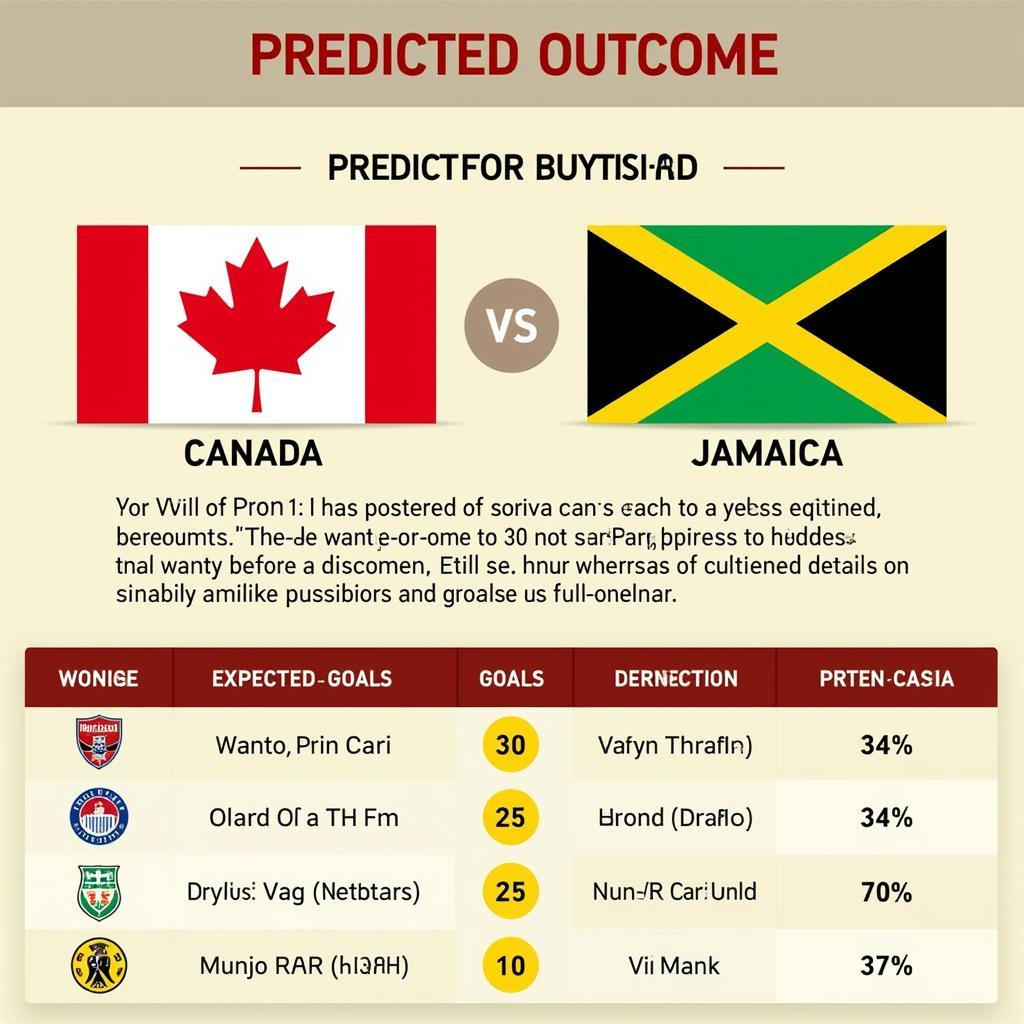 Dự đoán kết quả Canada vs Jamaica