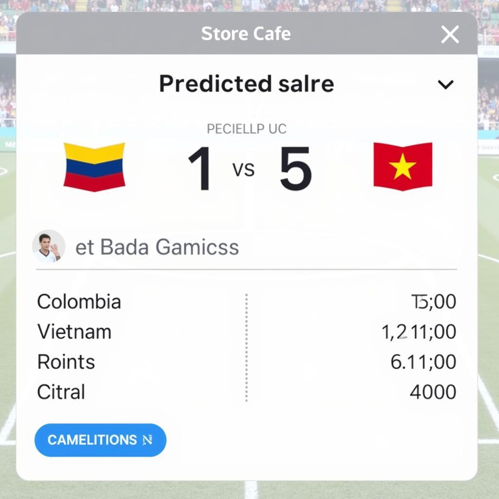 Dự đoán kết quả Colombia vs Vietnam