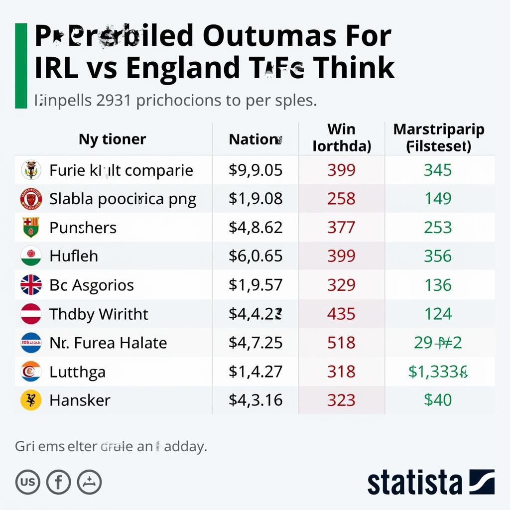 Dự đoán kết quả trận đấu IRL vs ENG