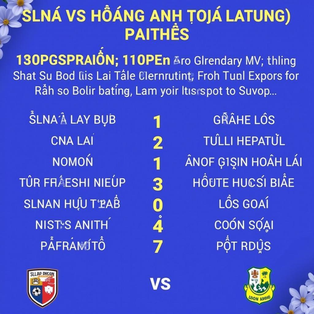 Dự đoán kết quả trận đấu SLNA vs Hoàng Anh Gia Lai