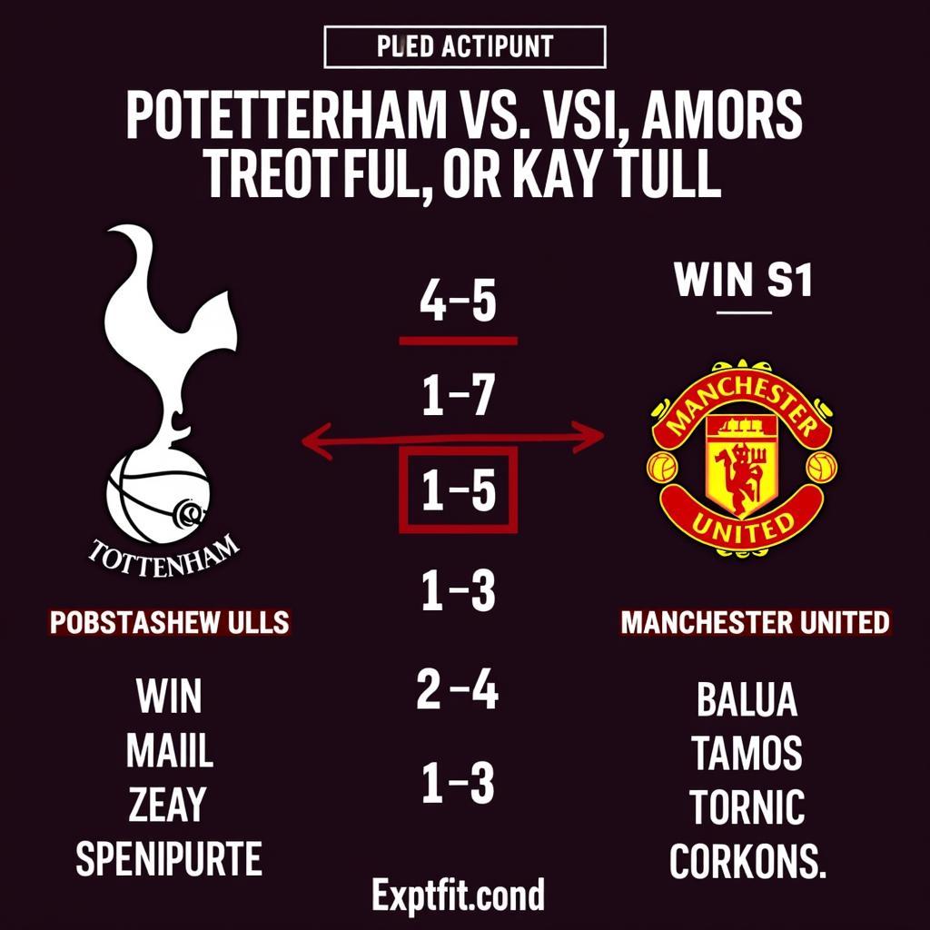 Dự đoán kết quả Tottenham vs MU