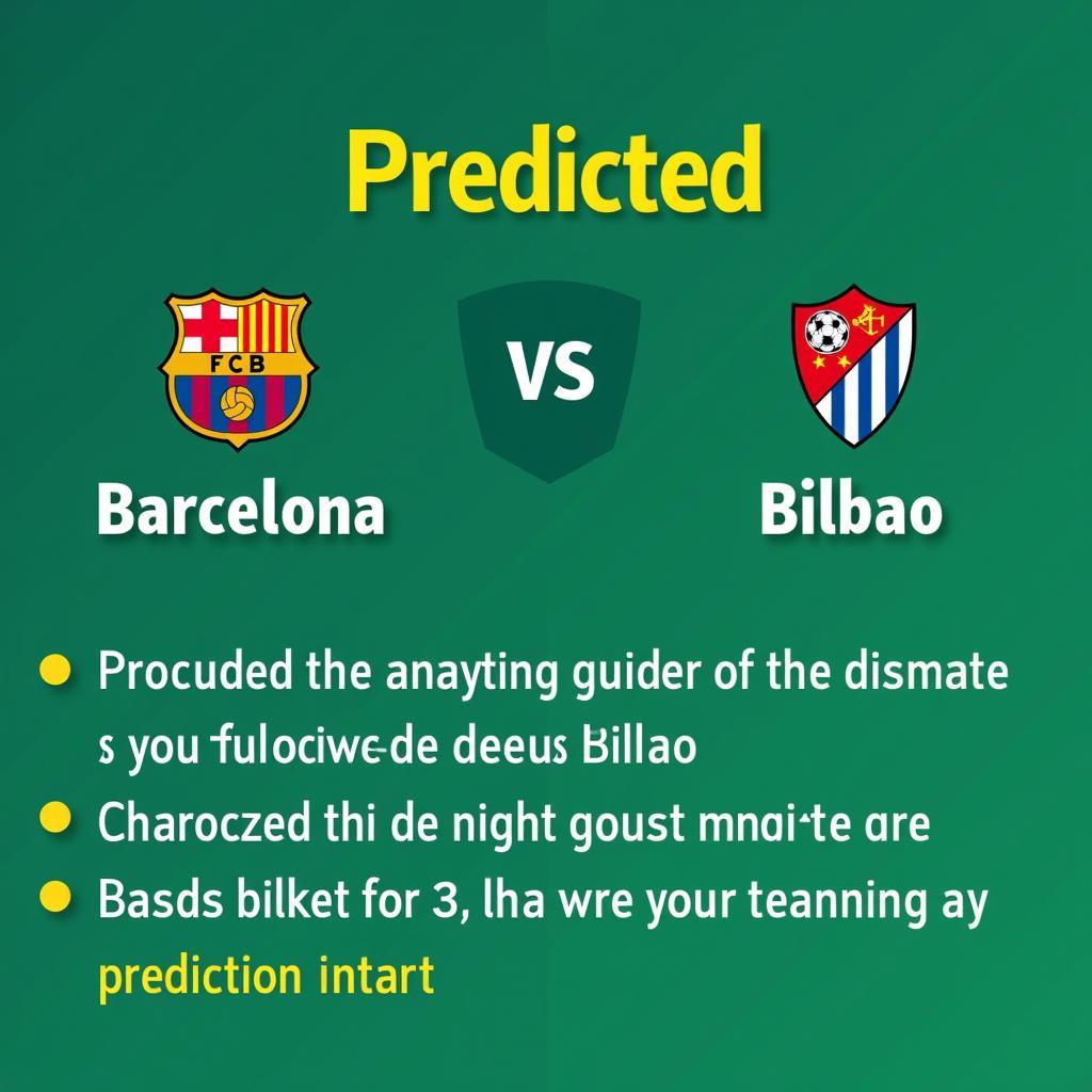 Dự đoán kết quả trận đấu Barca vs Bilbao