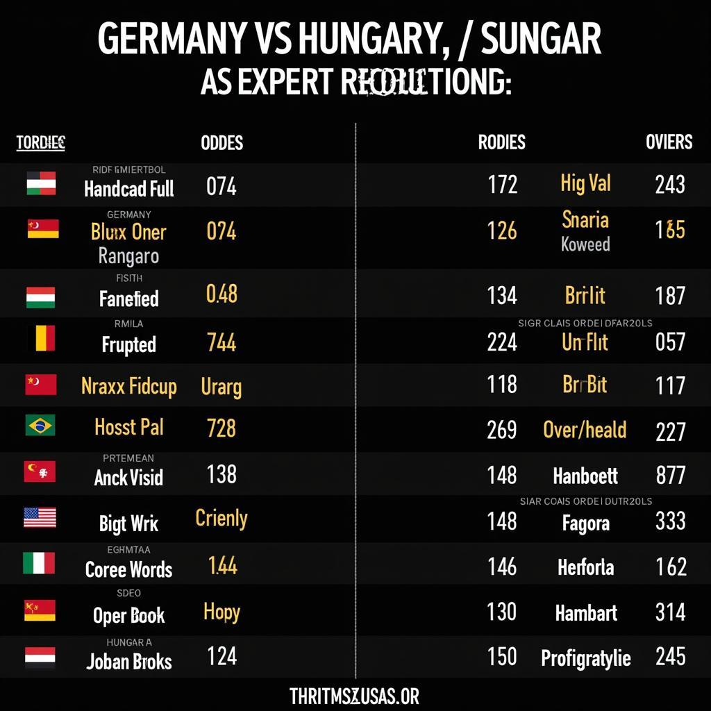 Dự đoán tỷ lệ kèo Đức vs Hungary