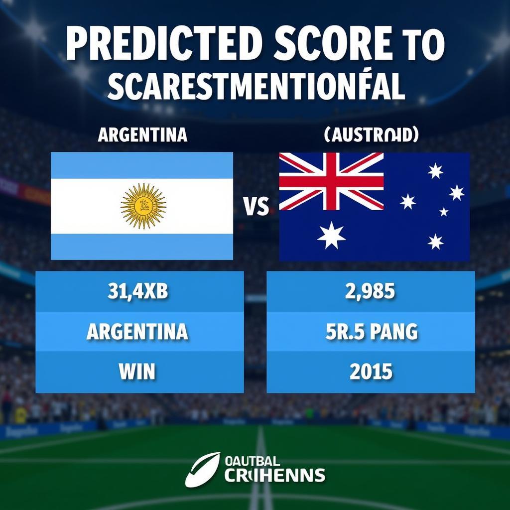 Dự đoán tỷ số Argentina vs Australia