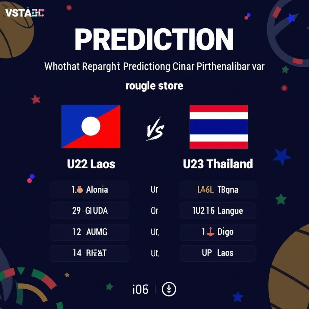 Dự đoán kết quả trận đấu U23 Lào vs U23 Thái Lan