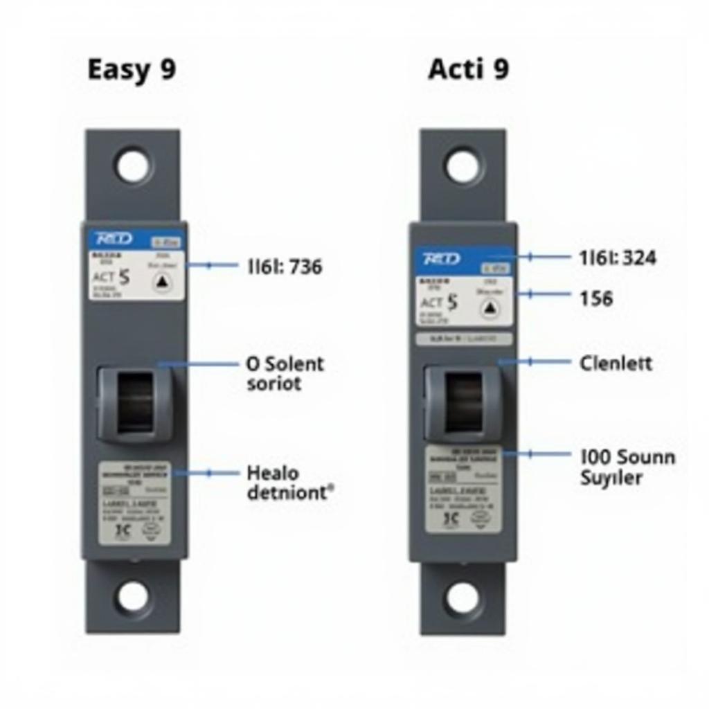 So sánh thiết kế Easy 9 và Acti 9