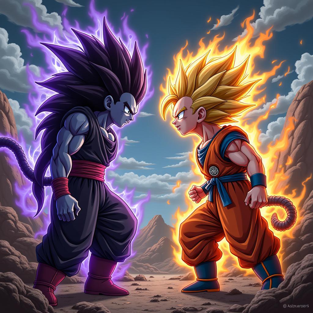 Evil Goku vs Goku Black: Cuộc Đối Đầu Định Mệnh