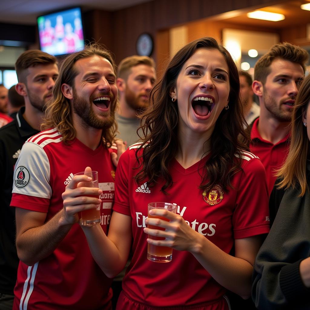 Fan hâm mộ Arsenal vs MU