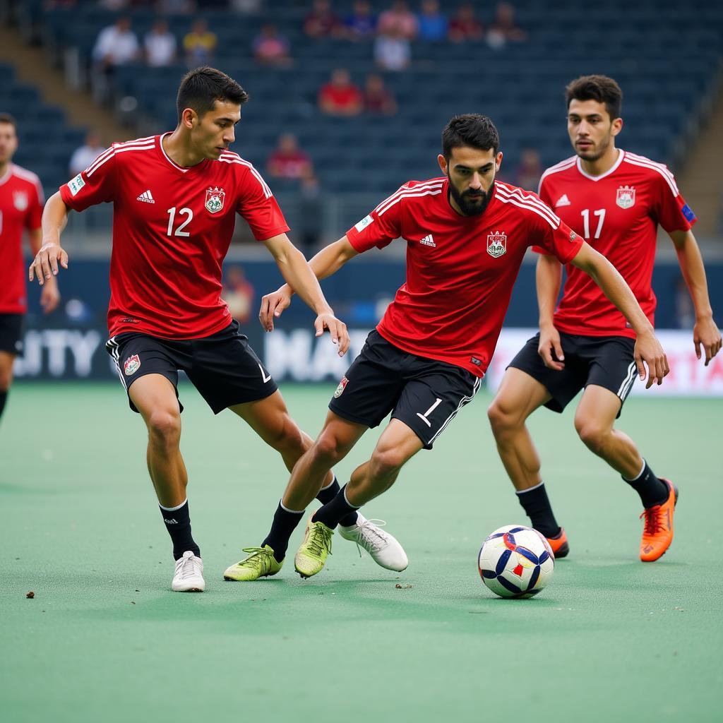 Chiến thuật pressing tầm cao của Futsal Lebanon