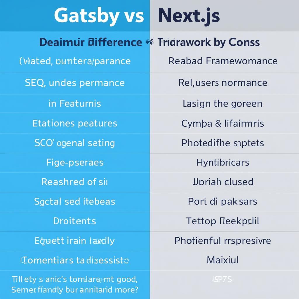 So sánh Gatsby vs Next.js