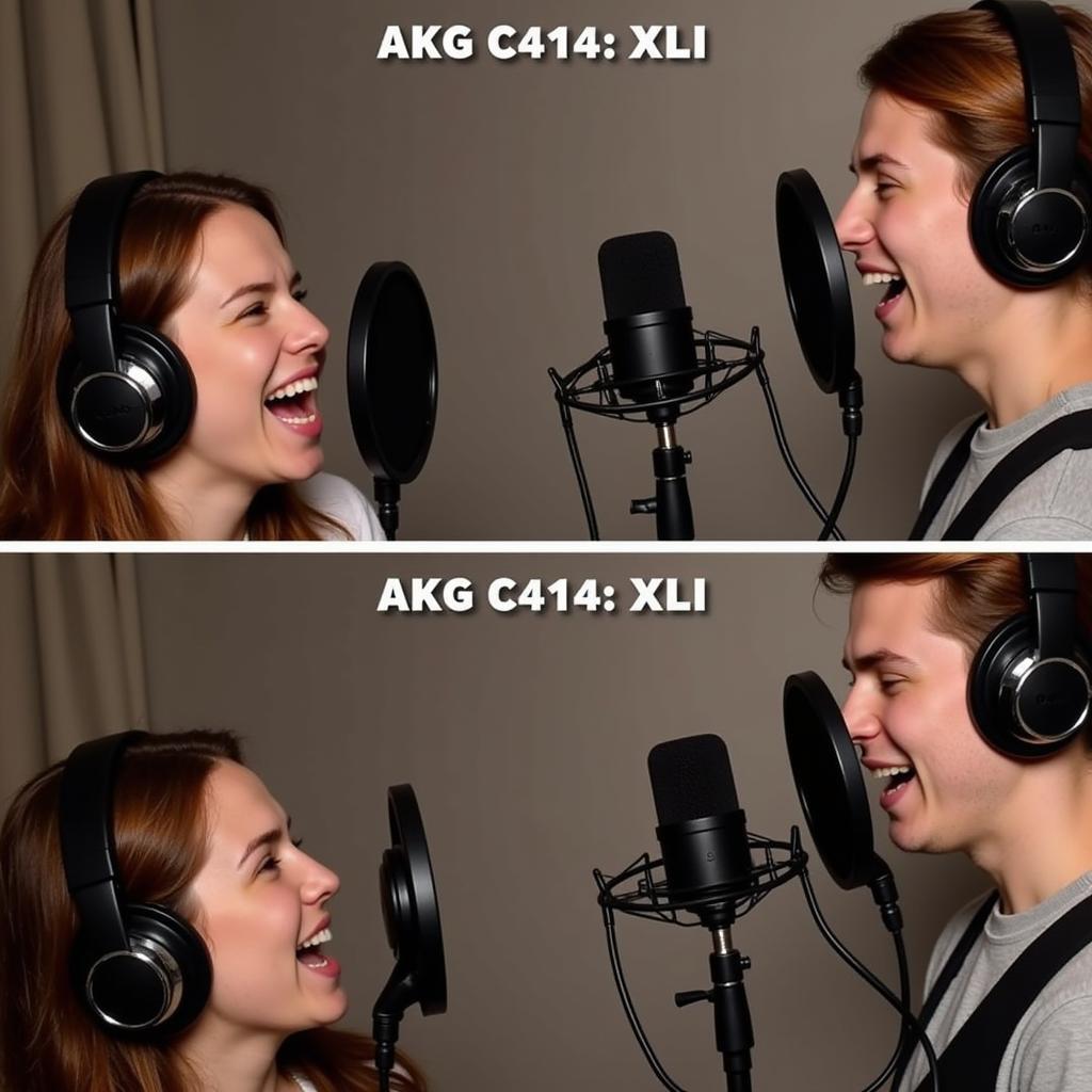 Ghi âm vocal với AKG C414 XLS và XLII