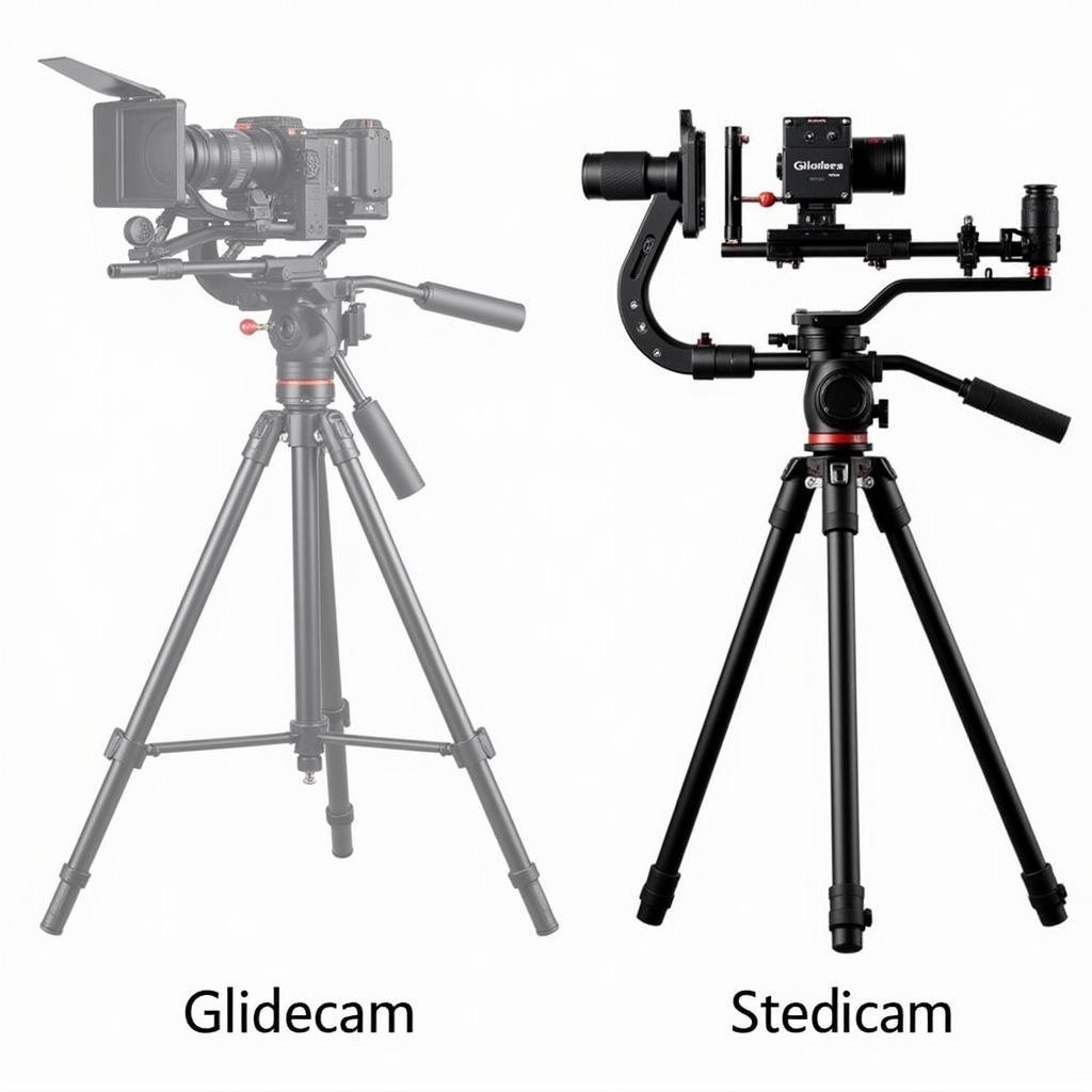 So sánh thiết kế Glidecam và Steadicam