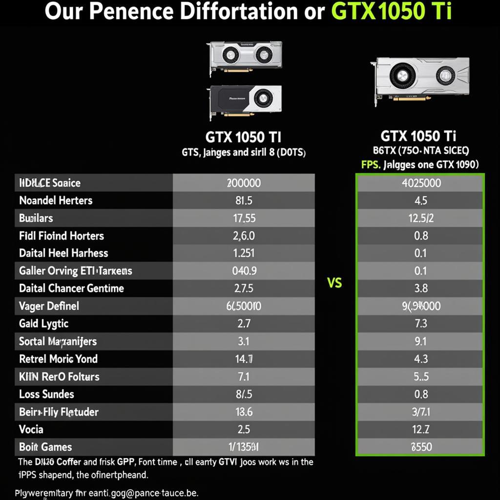 So sánh hiệu năng GTX 1050 và GTX 1050 Ti