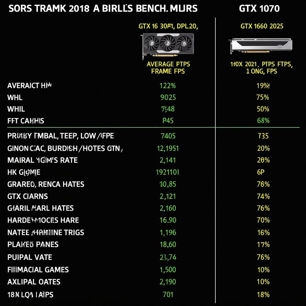 So sánh hiệu năng GTX 1660 và GTX 1070