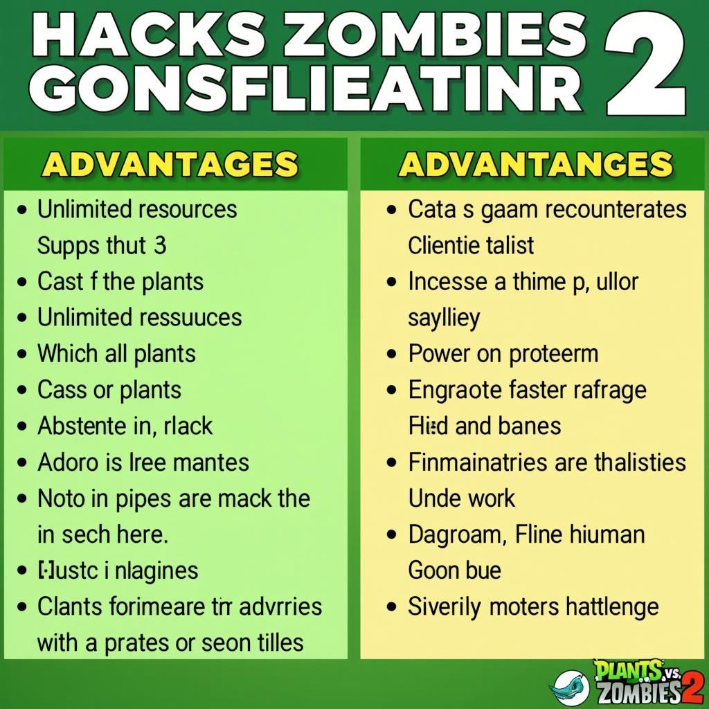 Lợi ích và rủi ro khi hack Plants vs. Zombies 2