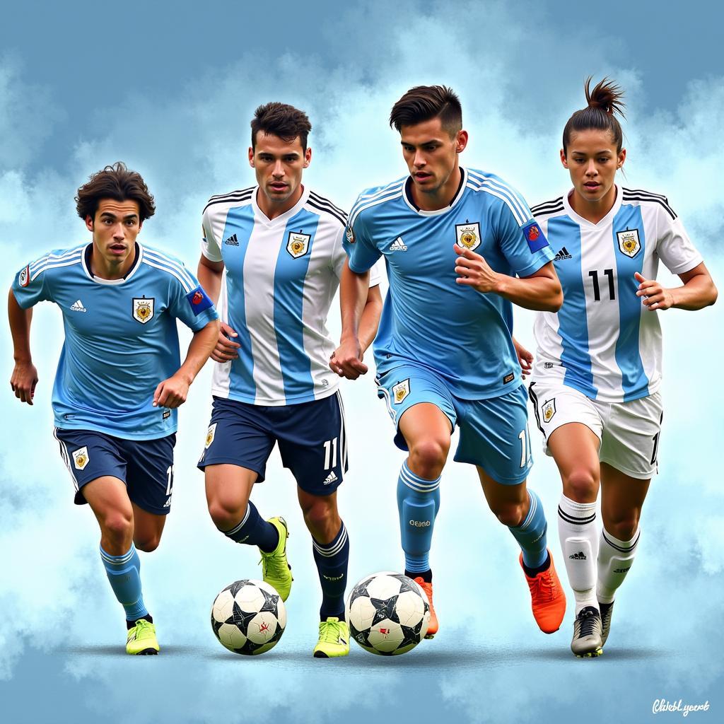 Hàng công U23 Argentina