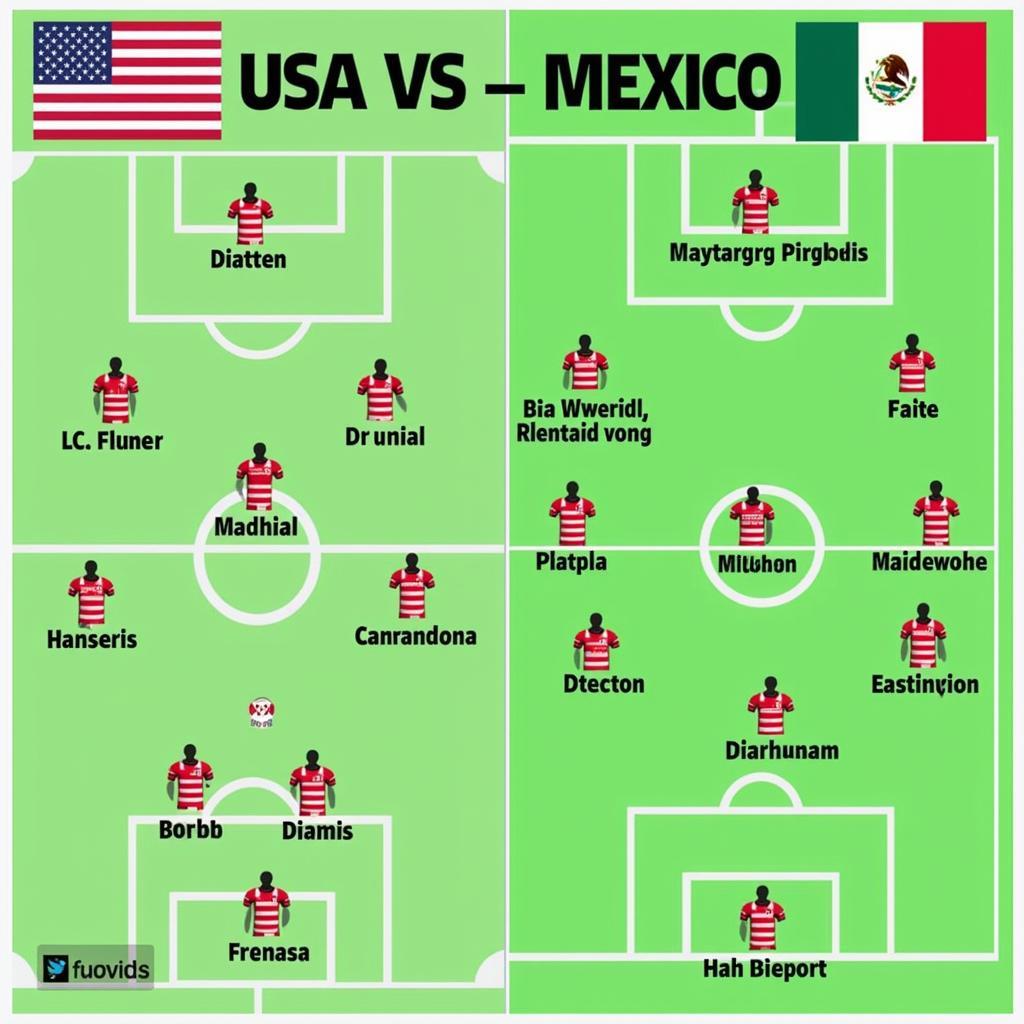 Hoa Kỳ vs Mexico: Chiến Thuật