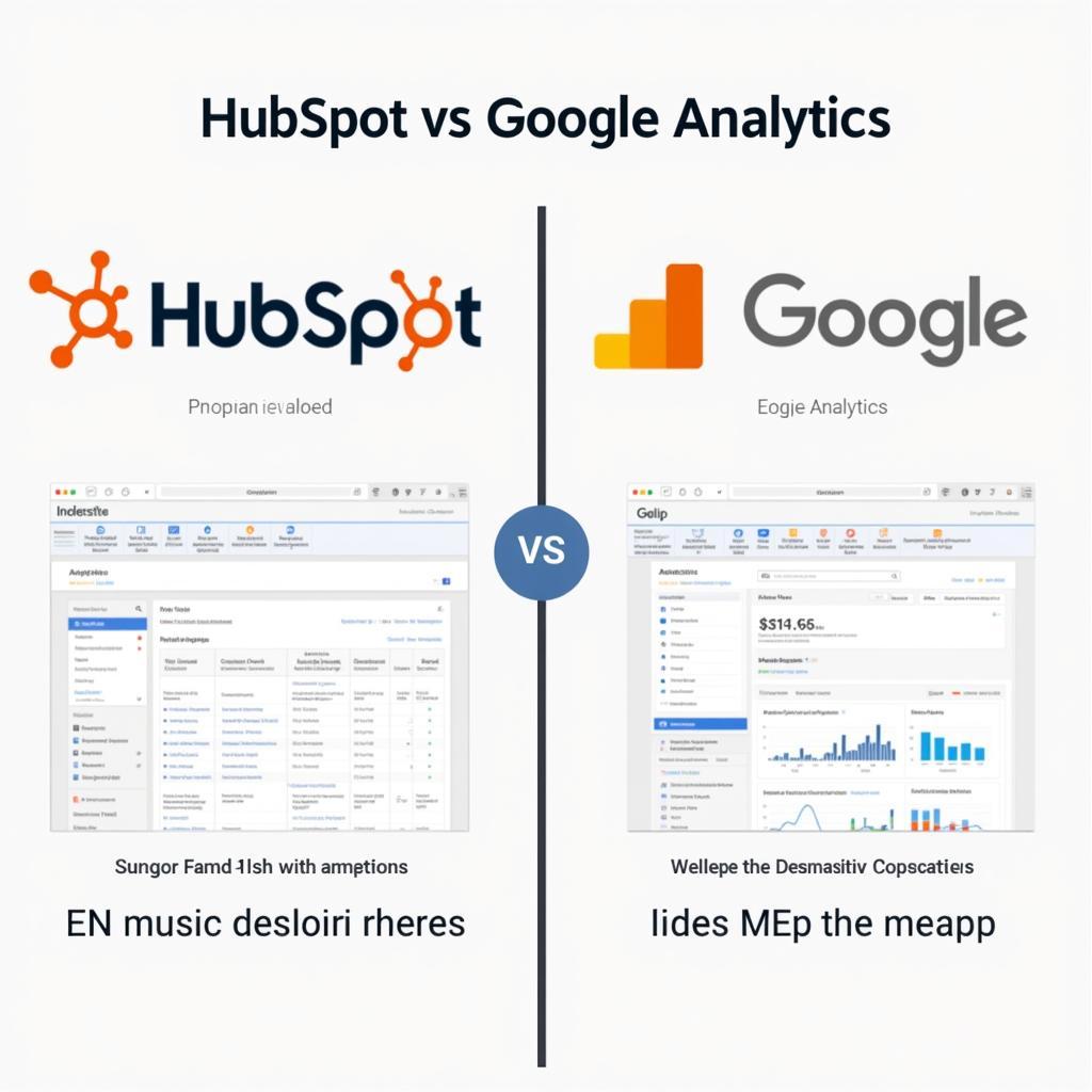 HubSpot vs Google Analytics: So sánh giao diện