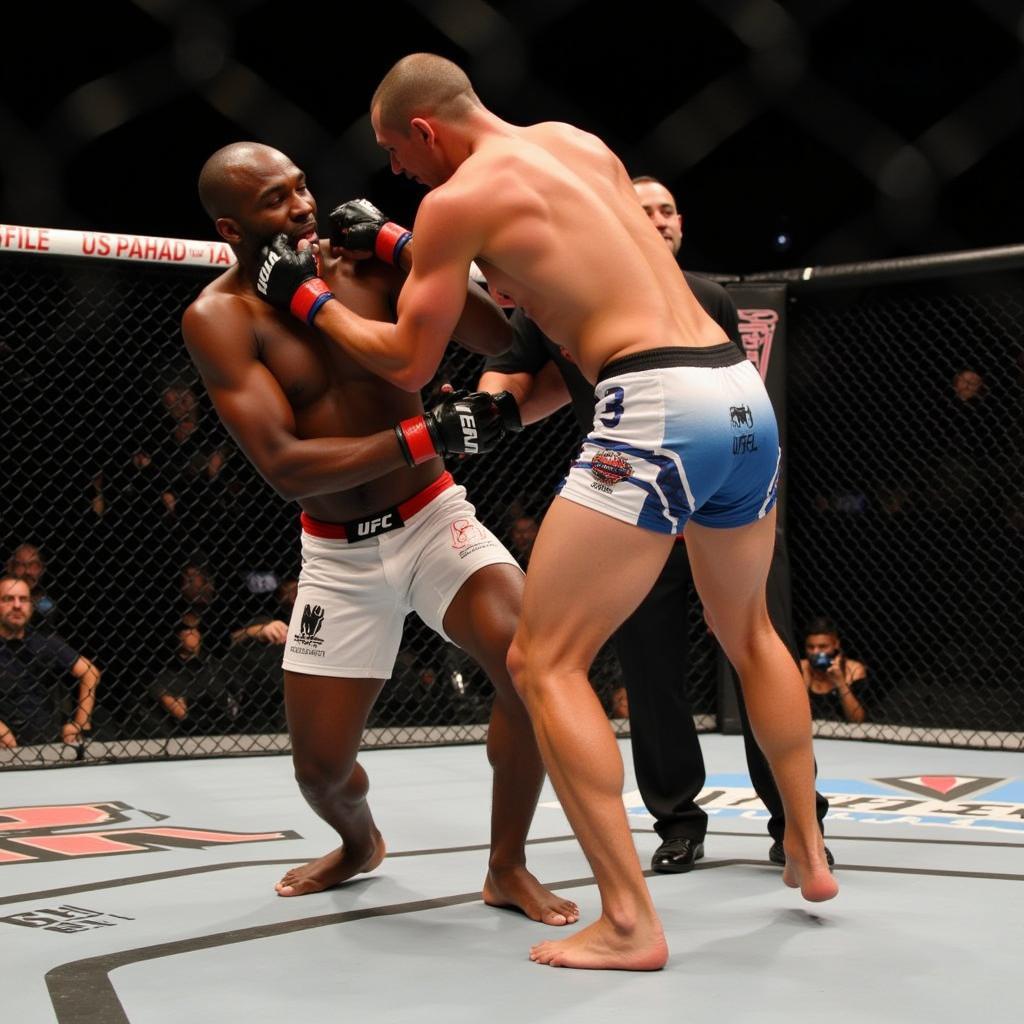 Jon Jones chiến thắng Stephan Bonnar tại UFC 116